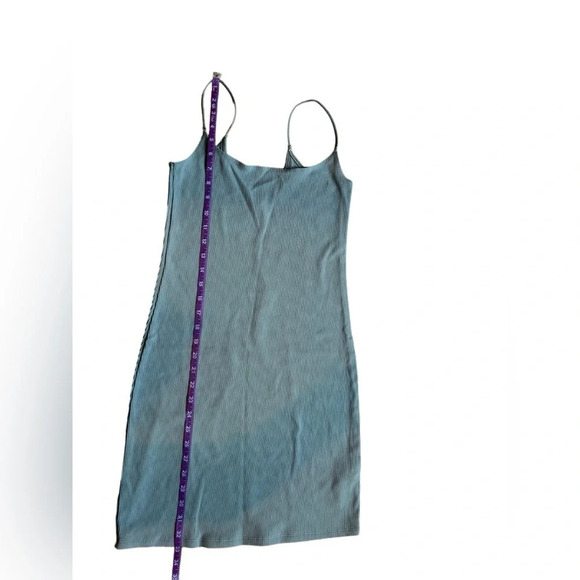 Abercrombie & Fitch Soft AF collection body con mini dress sage green size s - Picture 4 of 10